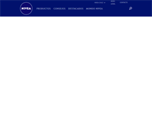 Tablet Screenshot of nivea.cl
