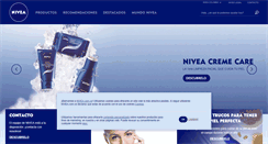 Desktop Screenshot of nivea.com.co