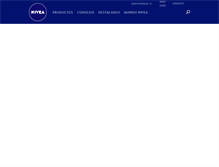 Tablet Screenshot of nivea.com.py