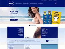 Tablet Screenshot of nivea.se