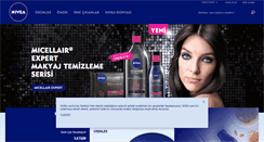 Desktop Screenshot of nivea.com.tr