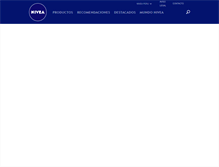 Tablet Screenshot of nivea.com.pe