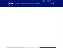 Tablet Screenshot of nivea.fr