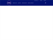 Tablet Screenshot of nivea.co.ke